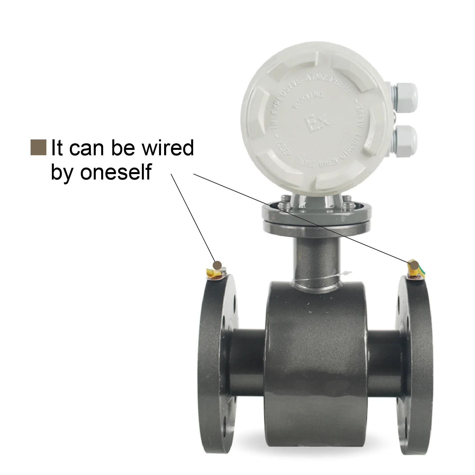 Magnetic Flow Meter Liquid Digital Flow Sensor Industrial Magmeter Water Fluid Flowmeter