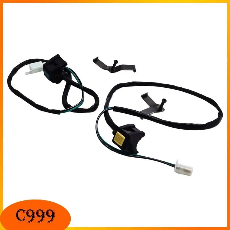 Green and yellow optional, square start switch suitable for motorcycle engine emergency power-off switch accessories
