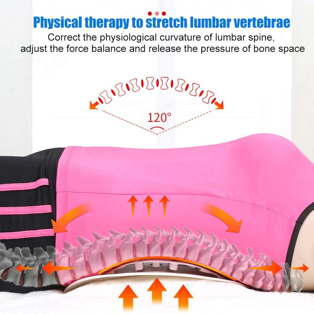 TIKE tutore per la parte bassa della schiena cintura di supporto lombare con sistema di pulegge sollievo dal dolore lombare ernia del disco Sciatica
