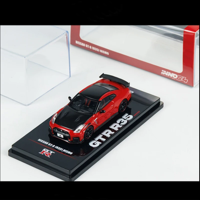 

Масштаб 1:64 GTR R35 NISMO, имитация сплава, модель автомобиля, статический дисплей, Коллекционная игрушка, подарок, сувенирное украшение