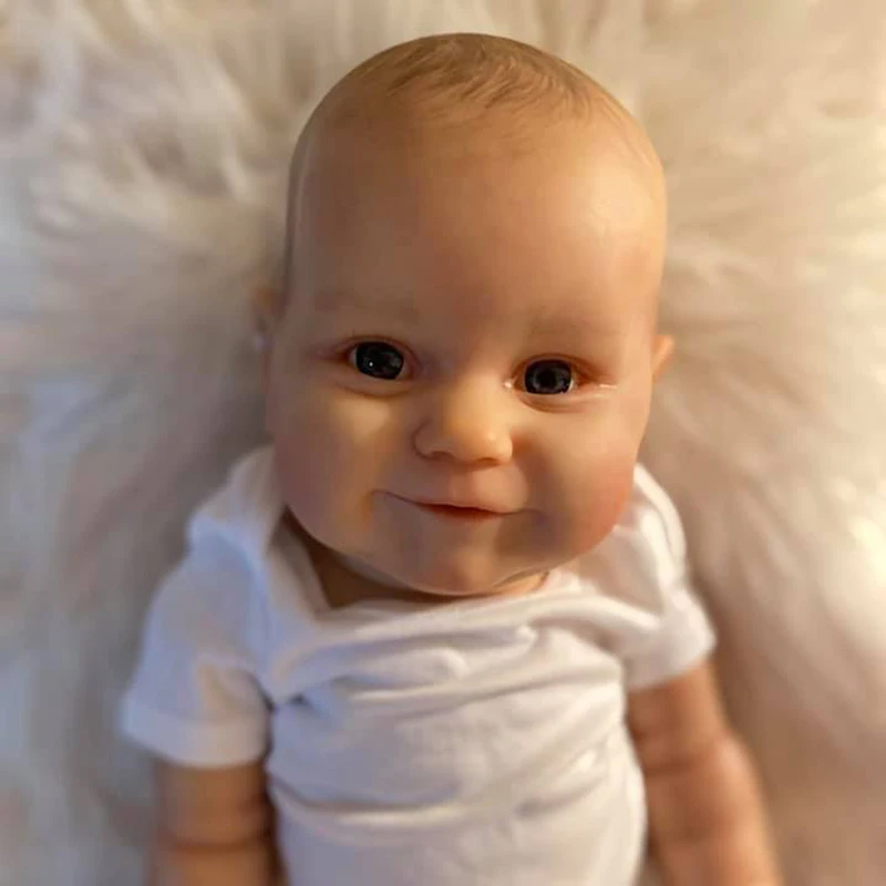 

Кукла-младенец Reborn Maddie, мягкая на ощупь, с волосами ручной работы