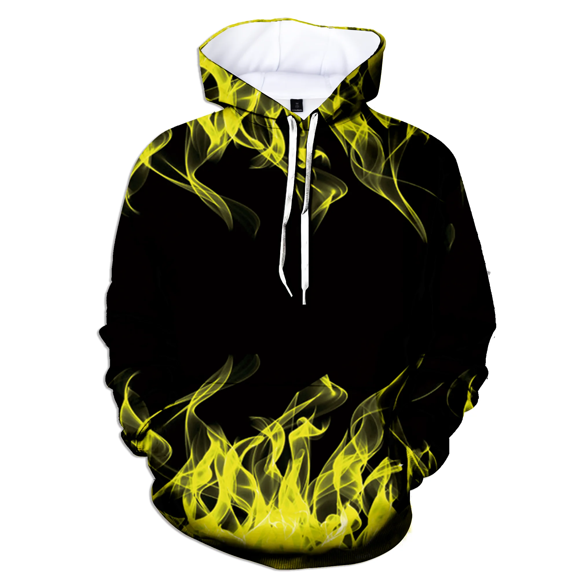 Fashion Flame Hoodie Fire 3D Print Men Women Casual Streetwear Hoodies Oversized Pullovers Hooded Sweatshirts Tops Clothing