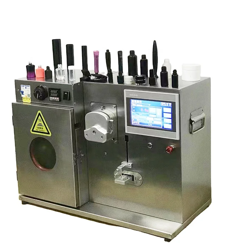 Semi-automatic UV gel polishing machine single channel vial - perfume liquid oil beverage ce certified nail PLC