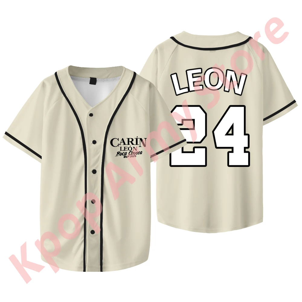 Carin Leon 24 Jersey Boca Chueca Tour Logo Merch Baseball Jacket Tee Cosplay Women Men Fashion Short Sleeve T-Shirts