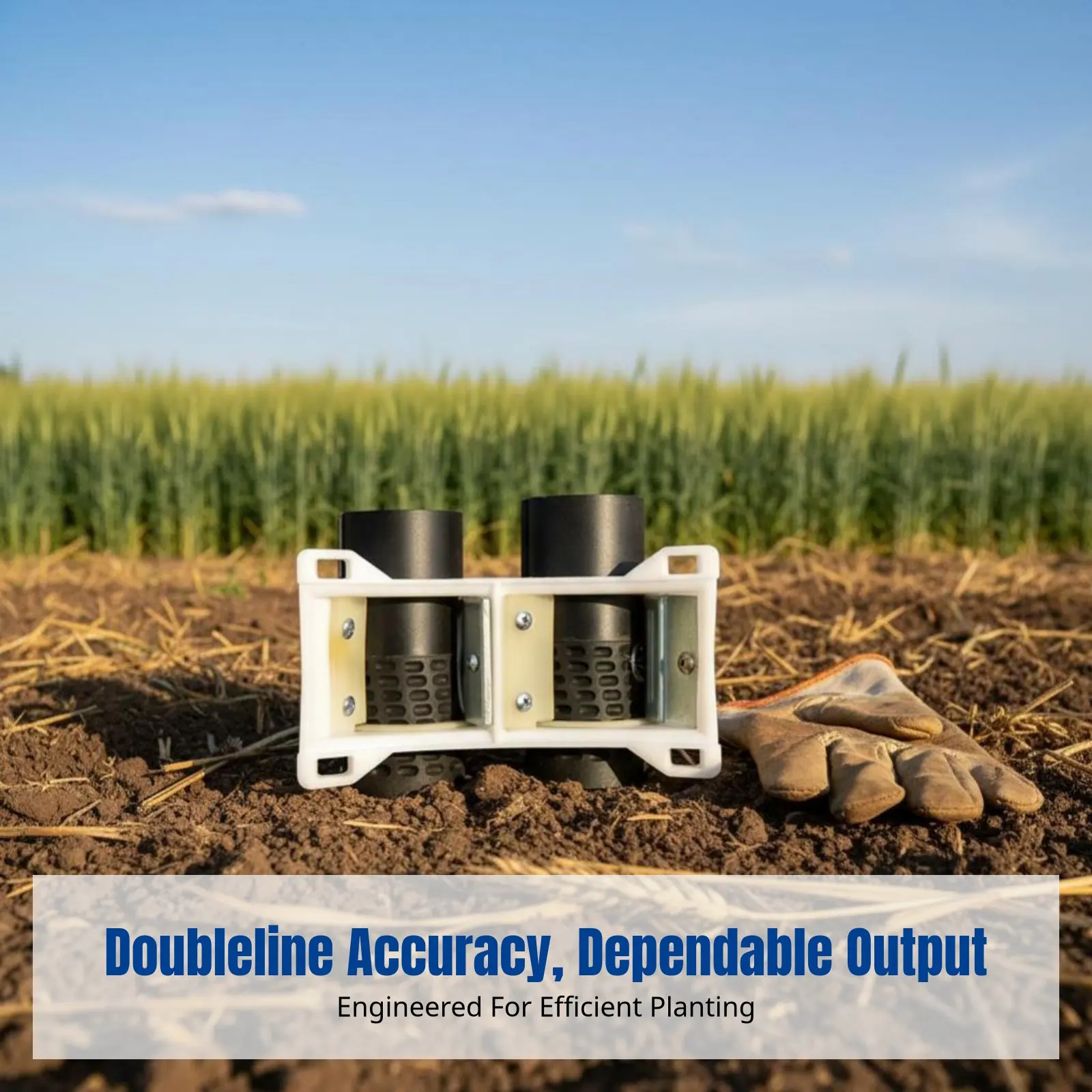 

Универсальный двухрядный сеялочный бункер для пшеницы, широкая сельскохозяйственная запчасть для сеялки