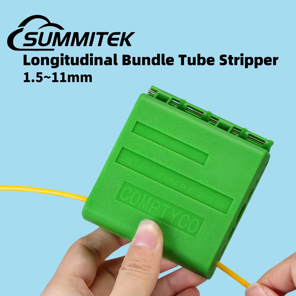

SUMMITEK 1.5~11mm Fiber Optical Cable Stripper Beam Tube Loose Tube Slitter Longitudinal Cable Jacket Slitter FTTH Tools