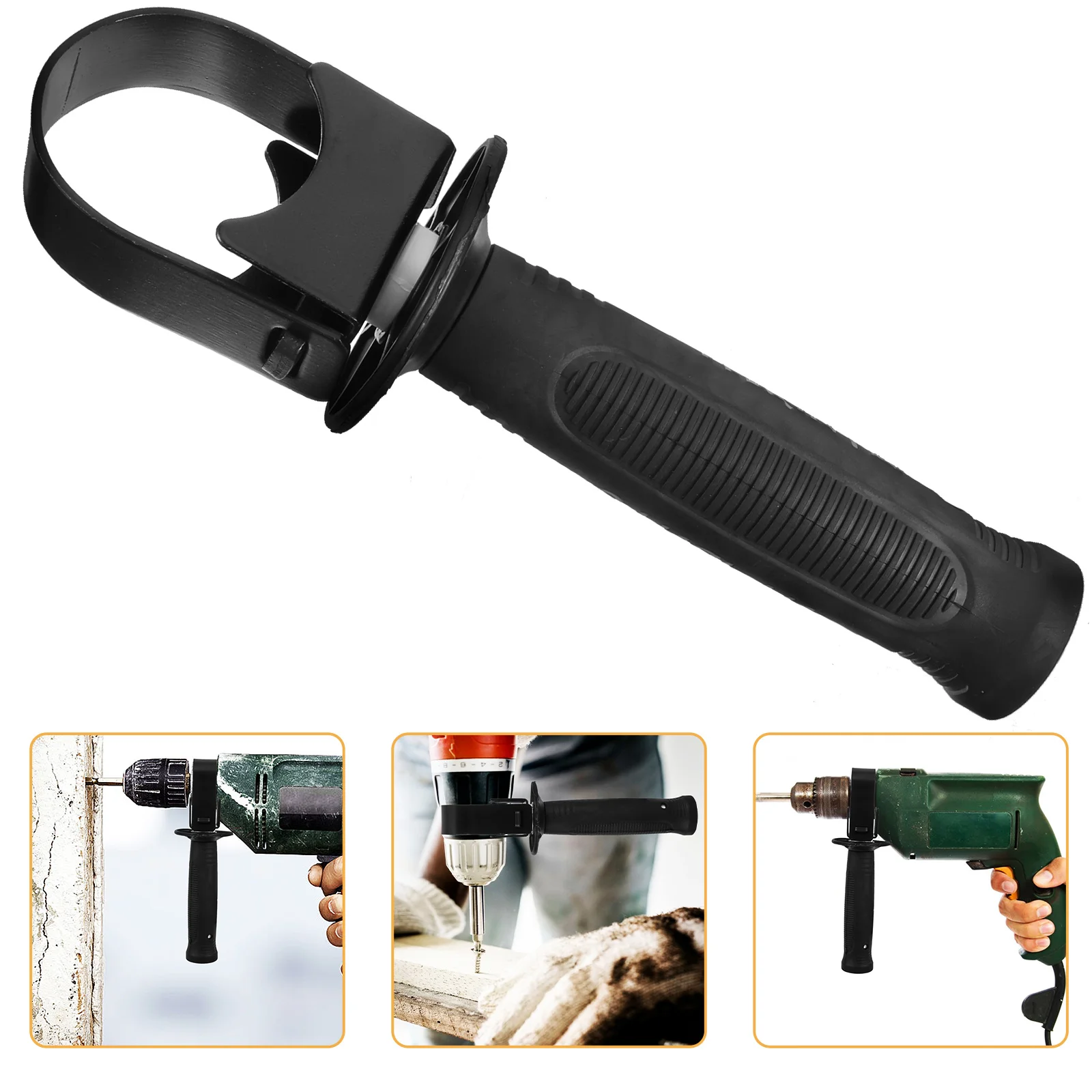 

Сменная ручка ударной дрели, ручка электрического молотка, вспомогательное крепление для электроинструмента, усиленное полое, легкий, удобный