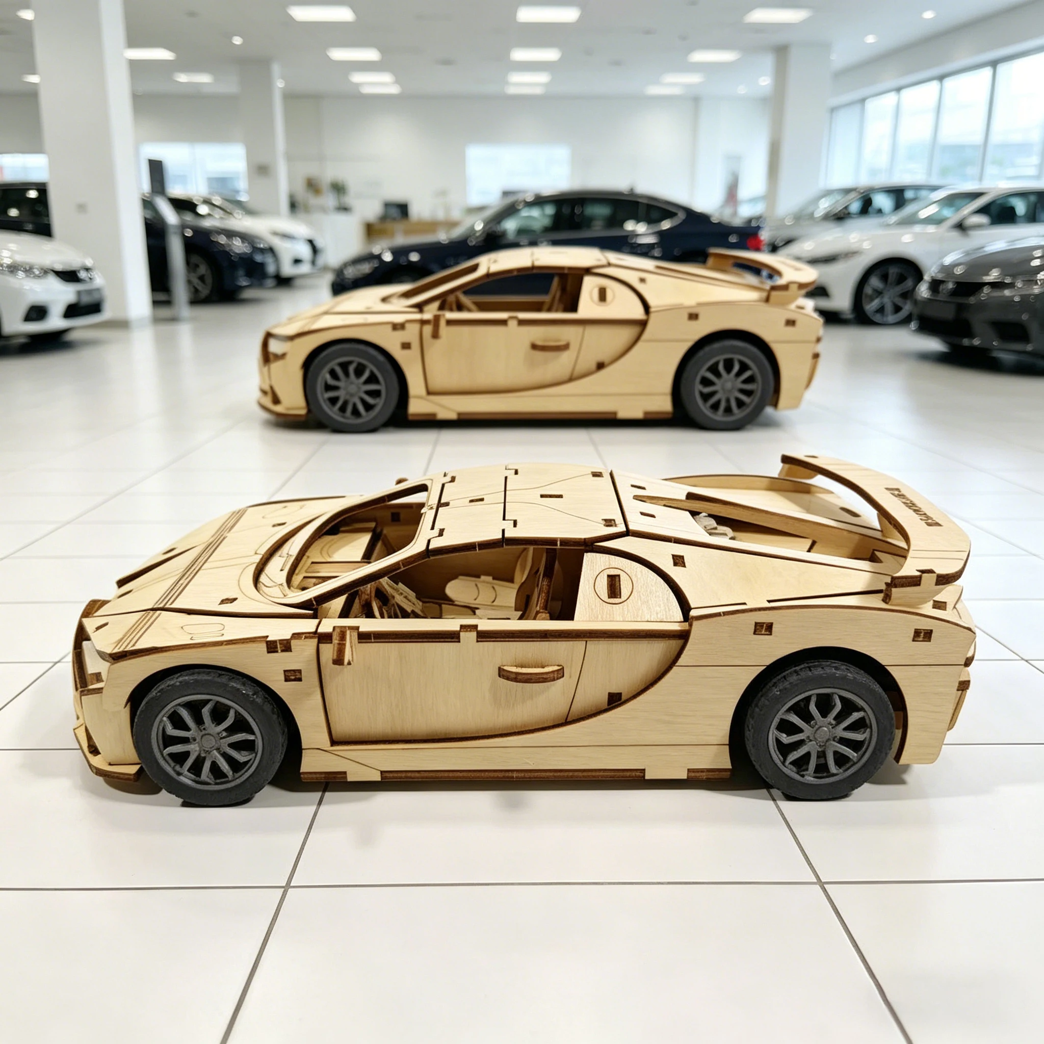 

DIY 3D Wooden Supercar Puzzle, Adult Model Kit