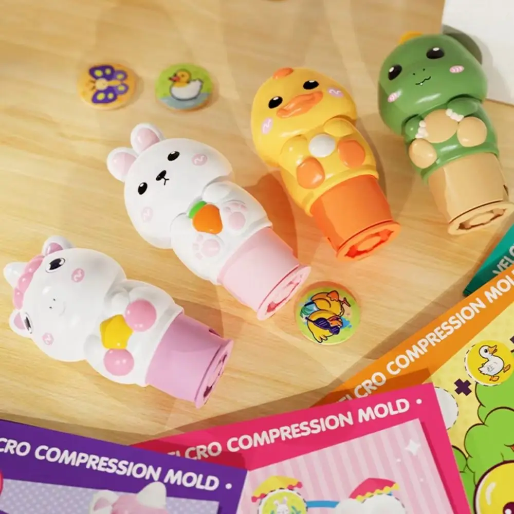 Diy artesanato animal selo adesivos selo engraçado recompensa adesivos brinquedos conjunto à prova dwaterproof água interativo crianças selo brinquedo