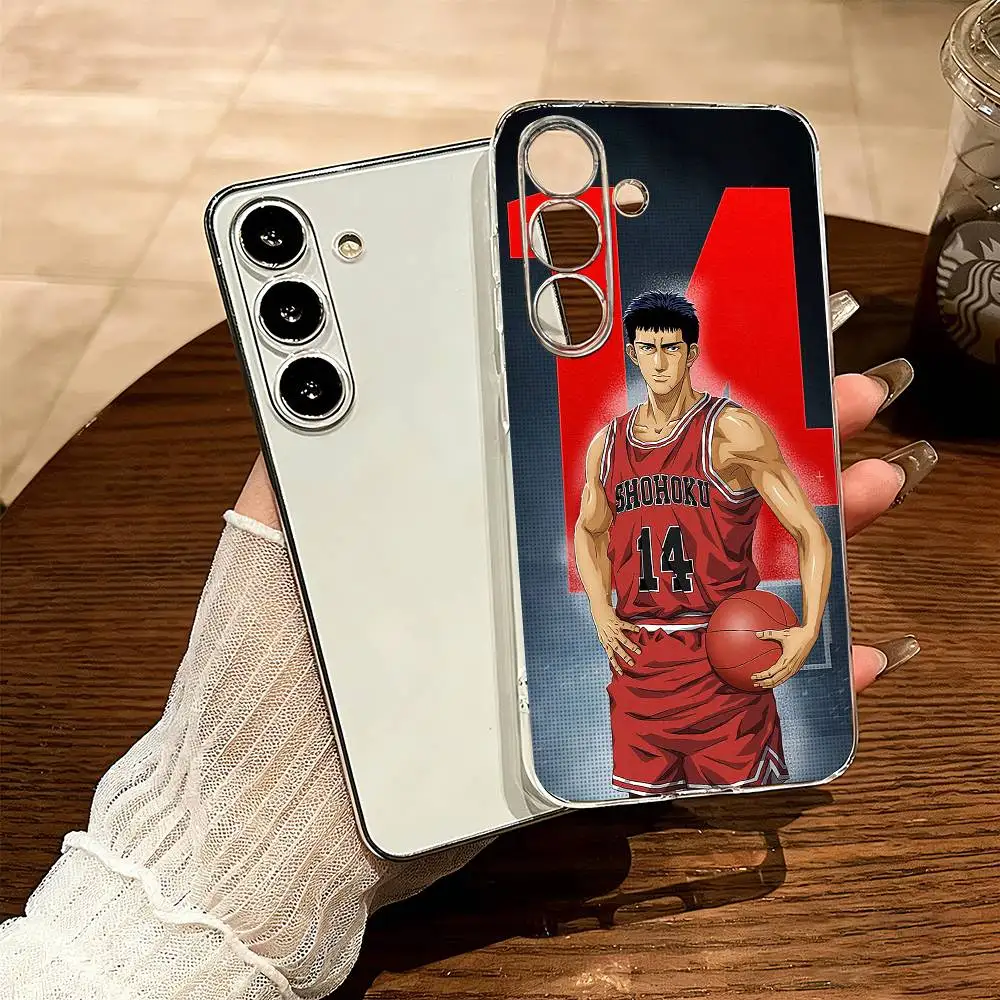 

Slam Dunk Hisashi M-Mitsui Phone Case Transparent Silicone Soft For SamsungA10,12,20,21S,30,31,40,50,51,52,70,71
