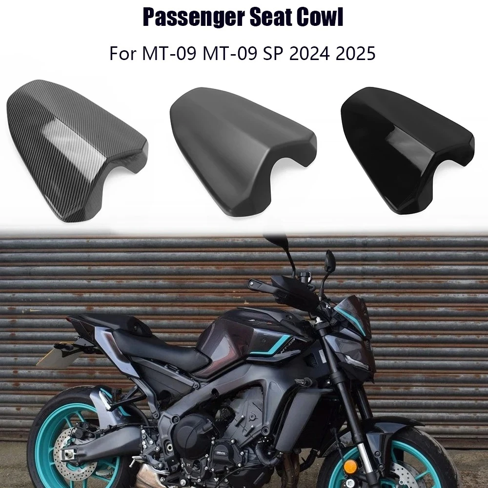 

Motorcycle Accessories Rear Seat Cover 2024 2025 NEW For YAMAHA MT-09 SP MT09 MT 09 Rear Passenger Seat Cowl Fairing Cover Black