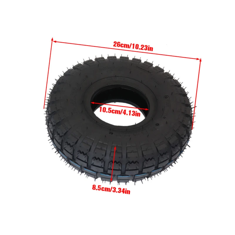 4.10/3.50-4 Tire for Warehouse Cars Scooter Wheel Hand Truck Lawn Mower Dollies Wheelbarrow