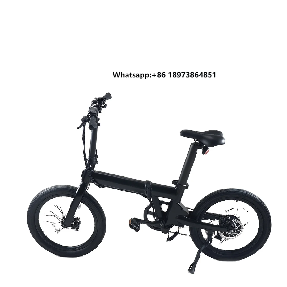 

High Wattage 250W 48V Electric Folding Bicycle 20\" Fat Tire 7 Speed Ebike with Disc Brake Integrated Battery for Adults Sale