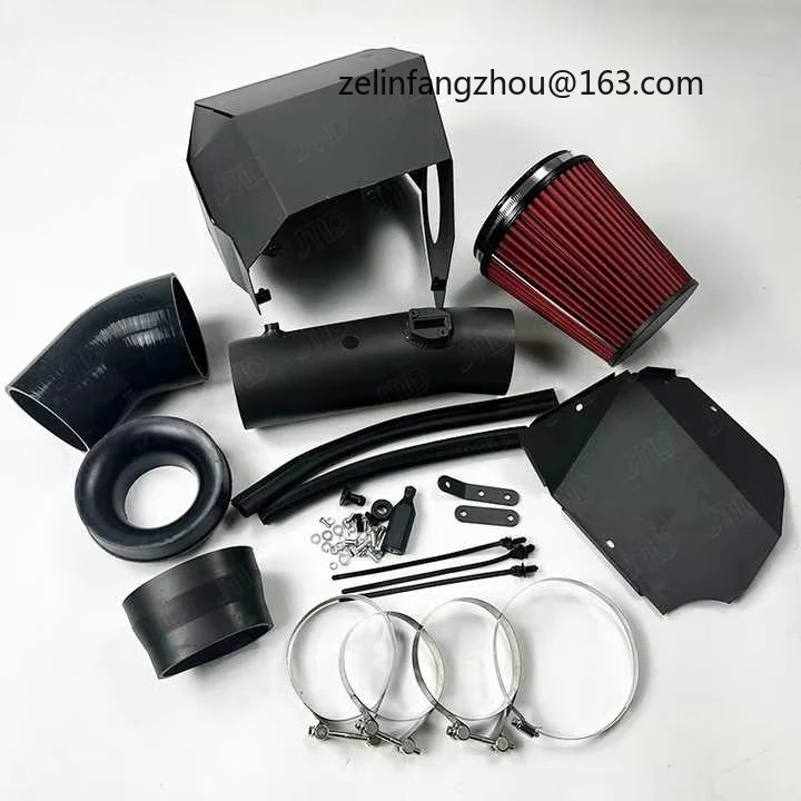 

6.7L Powerstroke Cold Air Intake For 2011-2016 Ford F250 F350 - Heavy Duty Air Filter System With Heat Shield