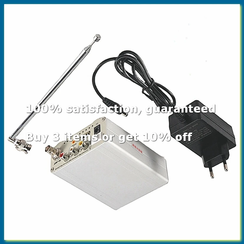 TV-TX200 VHF/UHF Analog TV Transmitter Support HD/AV Input with Telescopic Antenna EU Plug