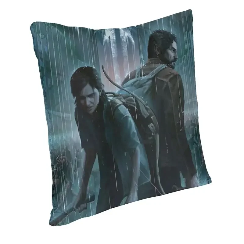 The Last Of Us Cushion Cover 40x40cm Horror Video Game Velvet Cute Pillows Case for Car Sofa 3D Printing Decorative Pillows