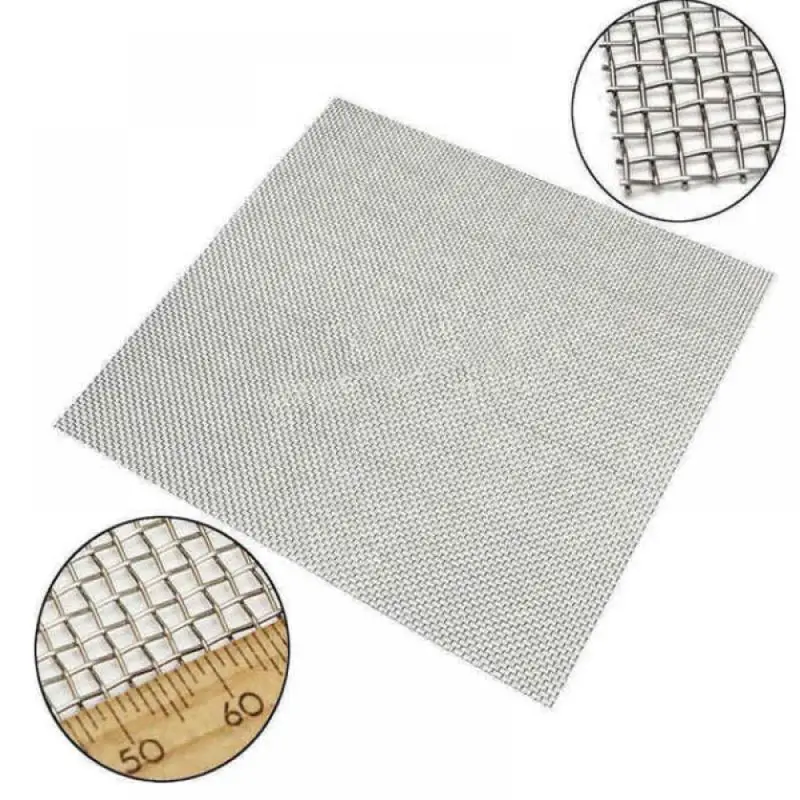 Stainlesss Steel Filter Screen Mesh Woven Metal Mesh Stainlesss Steel Screening Filter Sheet and Suitable Ventilation Windows