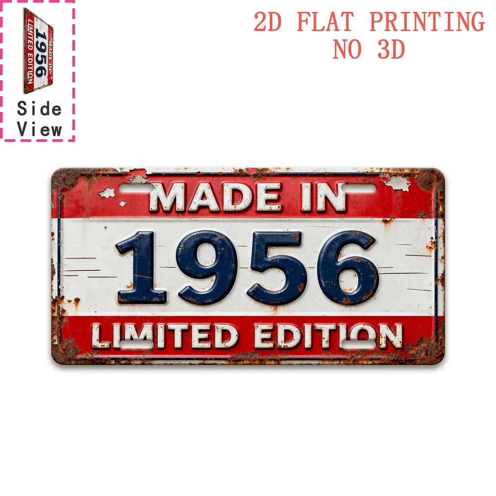 2D Flat,, Decorative Sign, 1pc, Retro Retro 