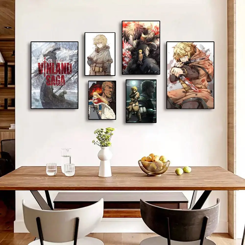 Vinland Saga Anime Minimalist Printed Poster For Home Decor,