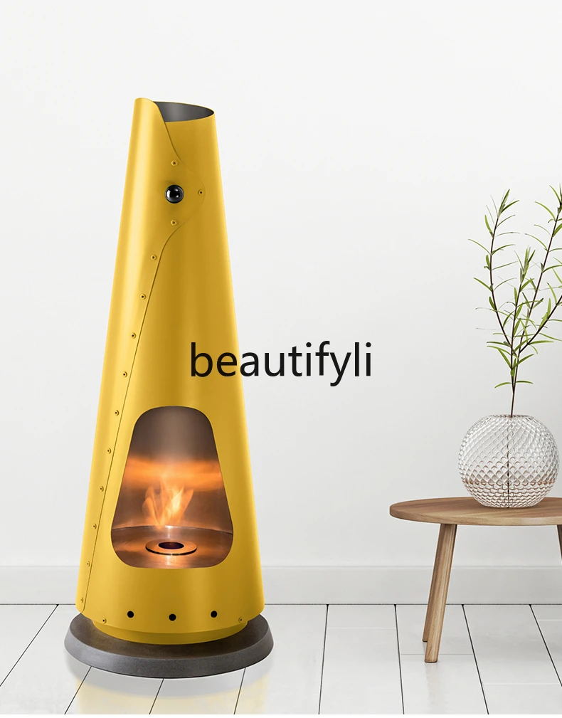 

High-end multi-color independent alcohol fireplace outdoor B & B hotel