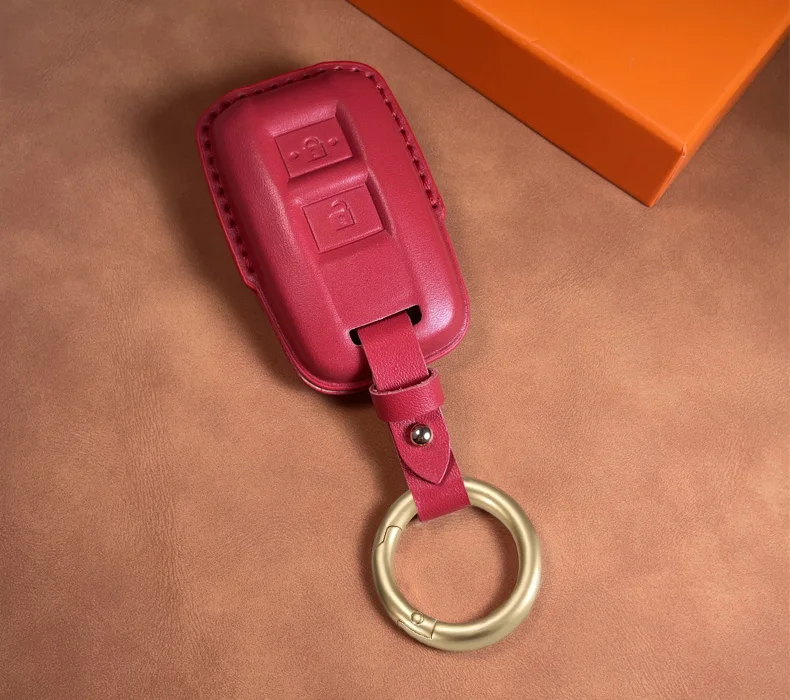 Autoschlüsseletui für Toyota Land Cruiser LC 70 71 76 78 79 LC70 LC71 LC76 LC78 LC79 Schlüsselanhänger-Abdeckung Shell-Halter Fob Bag Zubehör – Detail 9