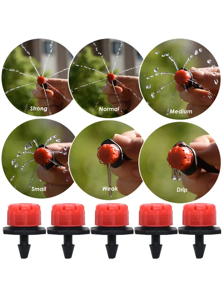 50Pcs ชลประทาน Micro Dripper รดน้ำ Anti-Clogging Water Flow สวนเกษตรเครื่องมือชลประทาน