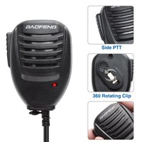 Baofeng Microphone Speaker Mic PTT Shoulder For DM-1701 UV-18 Pro UV5RH Ham Radio QuanSheng UV-K5 UV-K6 UV-5RPLUS Walkie Talkie
