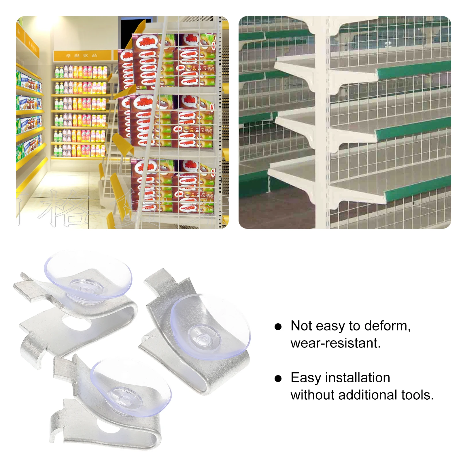 

20Pcs Aluminum Glass Shelf Bracket Cabinet Shelf Clip Stable Heavy Duty Support Clips for Kitchen Cabinets Bookcases