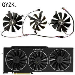 DIY New For XFX Radeon RX6800 6800XT 6900XT Speedster MERC/QICK 319 Graphics Card Replacement Fan