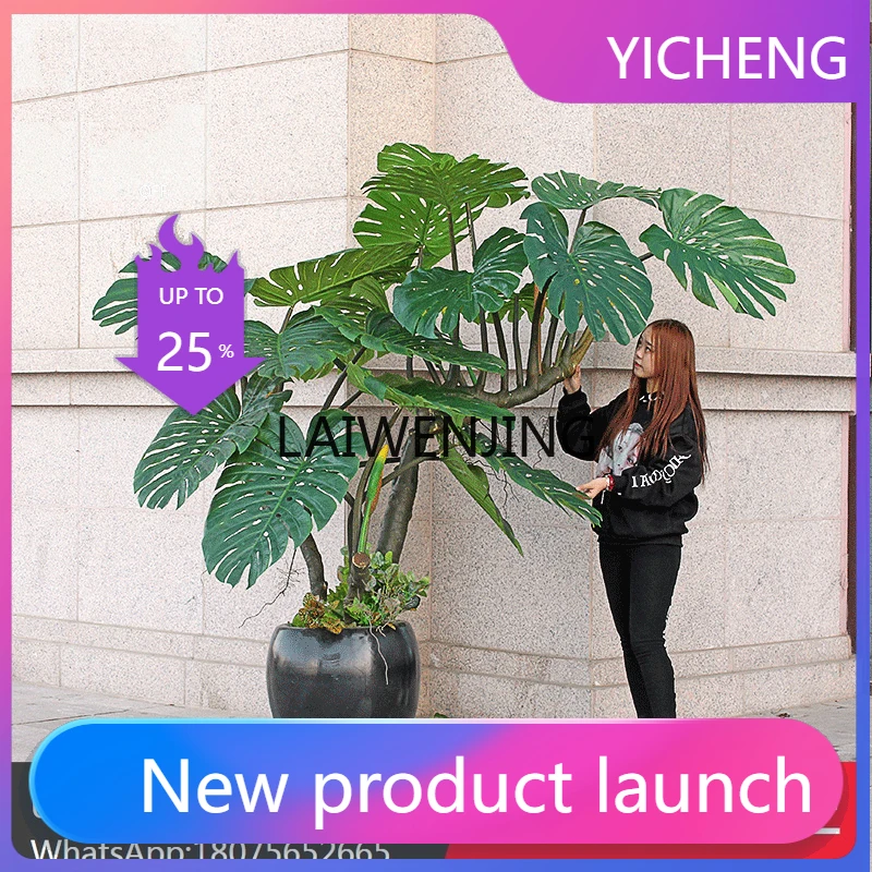 

LYY simulation tree interior decoration dripping Guanyin large plant bonsai ornament