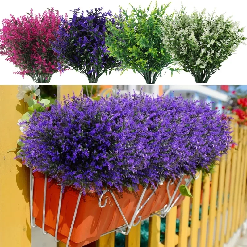 

Искусственные цветы: недорогая пластиковая лаванда, искусственные растения, трава для свадебного декора, украшения дома и сада, реквизит для фотосъемки, комнатные бонсай