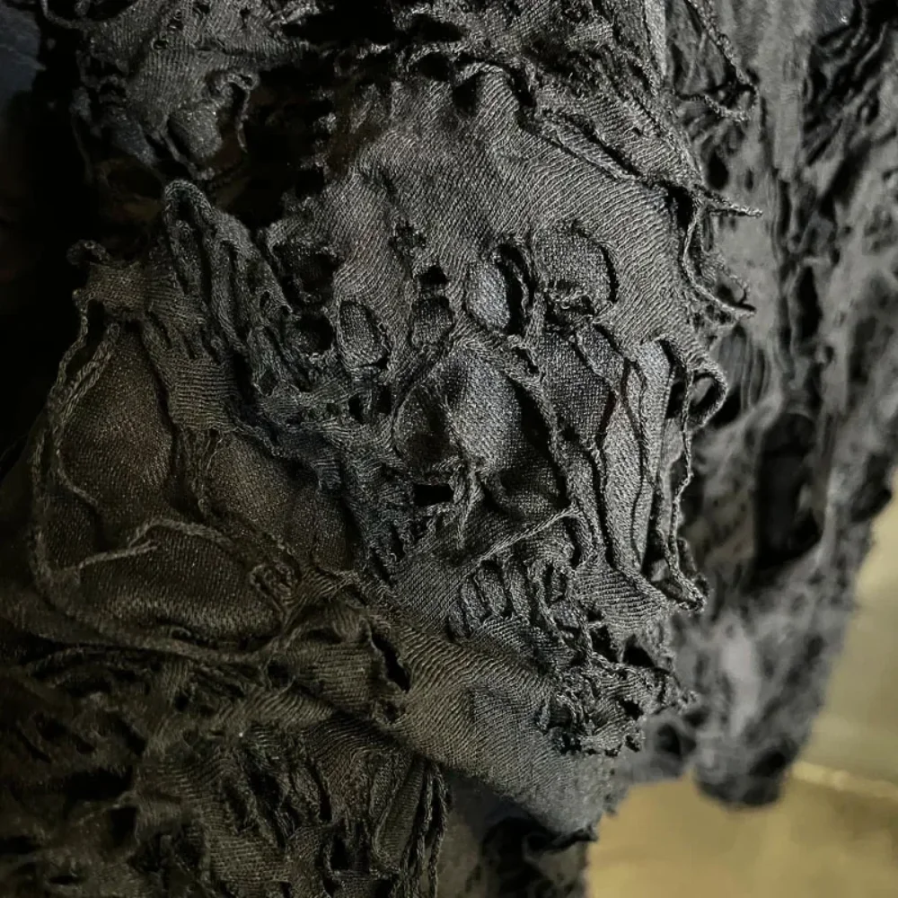 

Двухслойная трикотажная ткань, композитная эластичная перфорированная текстура, дизайнерская ткань для одежды, шитье своими руками, полиэфирный материал