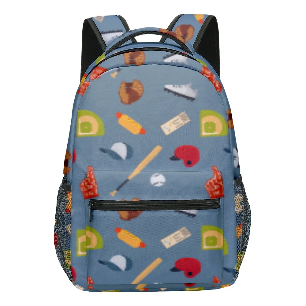 

Harajuku Novelty Kpop Youthful School Bags Unisex baseball Travel Bags 3D Print Oxford Waterproof Notebook Shoulder Backpacks