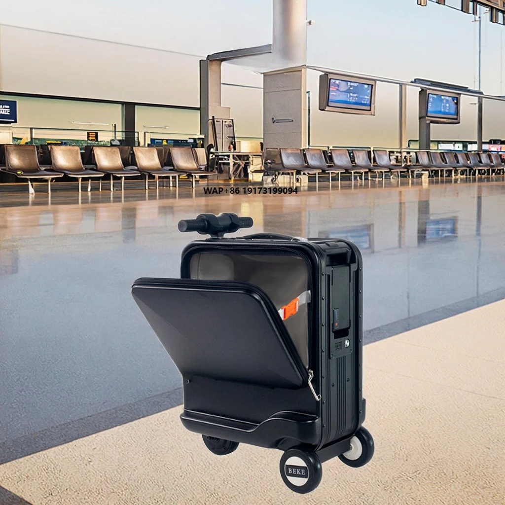 

BEKE ES06 Smart 20inch Cartoon Light Weight Electrical Spinner Luggage with Retractable Handle TSA Lock PC Aluminum Alloy Frame