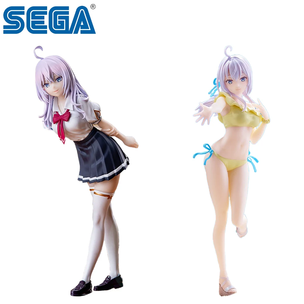 Pre Sale Original Sega Luminasta Tokidoki Bosotto Russia-Go De Dereru Tonari No Alya-San Alya Summer Uniform Mizugi Girls Figure