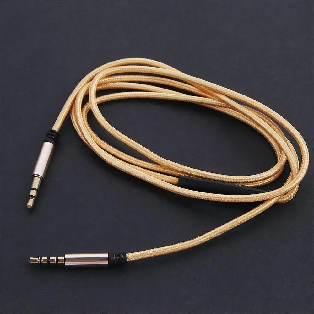 Jack 3.5 Audio Cable 3.5mm Speaker Line Aux Cable Mic to volume control for Phone Car Headphone Audio Jack