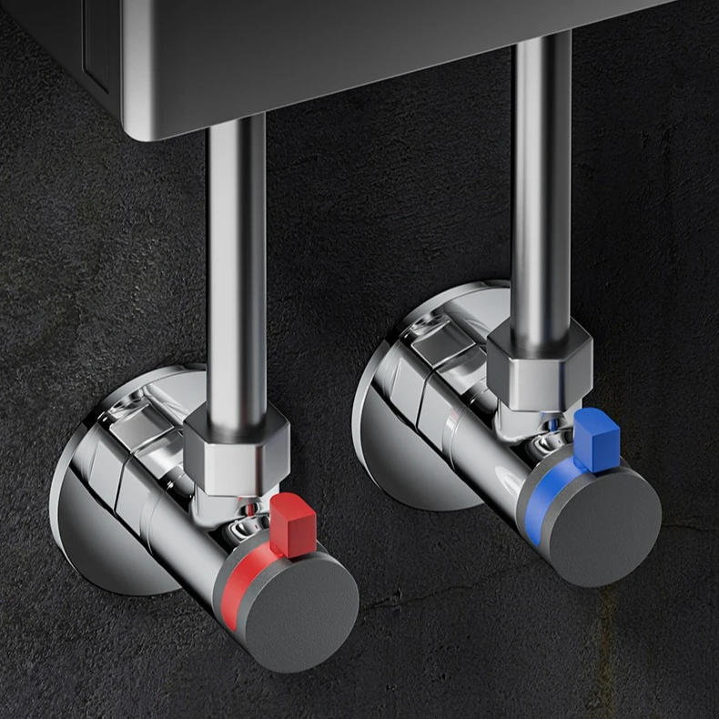 

Универсальный переключаемый запорный клапан для унитаза G1/2, кран для ванной комнаты, угловой клапан с высоким потоком, треугольный клапан, аксессуары для нагревателя холодной воды