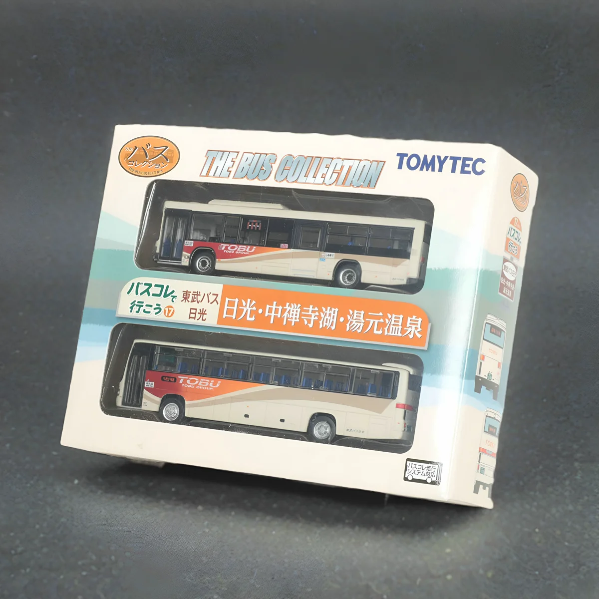 Bus model N type 1/160 TOMYTEC 315544 Tobu Bus Yumoto Onsen (set of 2)