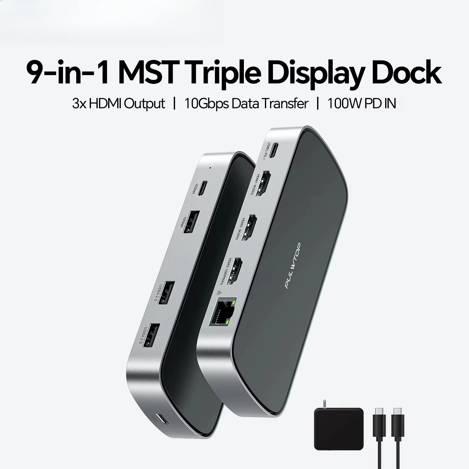 

Usb Type-c Hub Type c Docking Station with Hdmi+USB3.0+PD Power Delivery Charger Usb-c to Usb Adapter Laptop