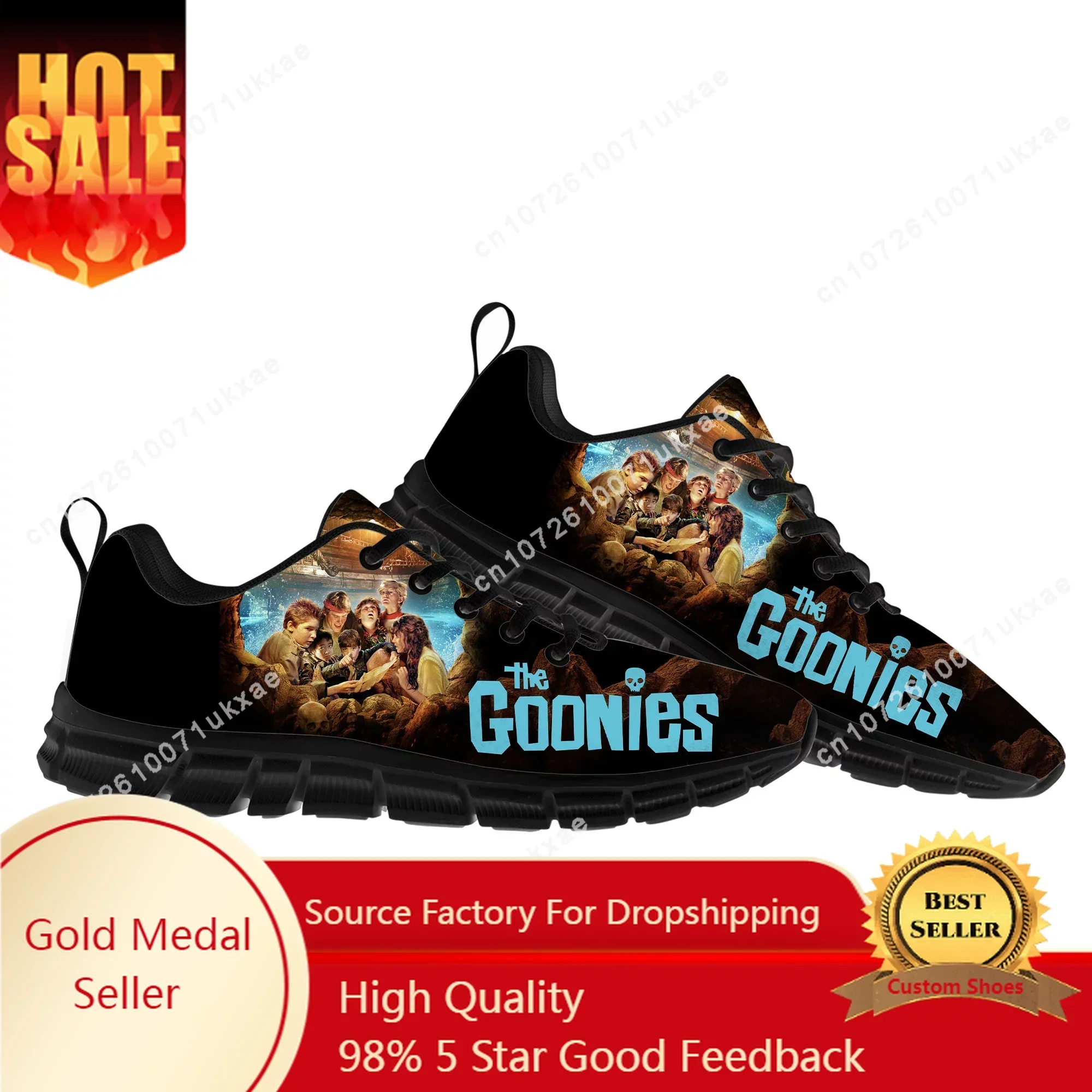 The Goonies Movie Sports Shoes Mens Womens Teenager Kids Children Sneakers Parent Child Sneaker Customize DIY Couple Shoe