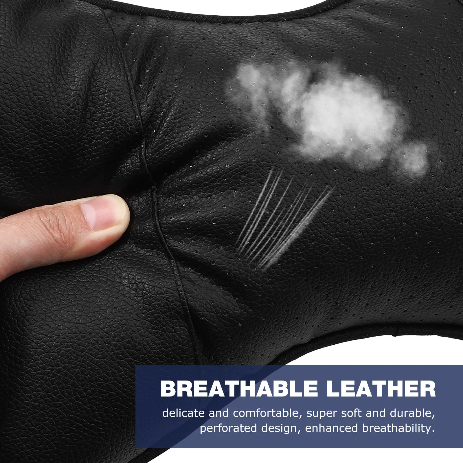 2Pcs Neck Pillow for Driving Travel Car Headrest Support Cushion Ergonomic Neck Protector for Posture Correction Fatigue Relief
