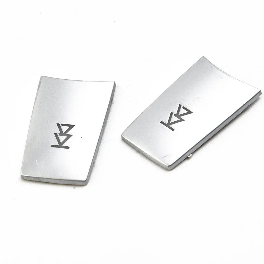 

2pcs Button Covers Accessories Button C E CLS Class GLK Parts Quality ABS Sequins W204 W212 ML Silver Practical