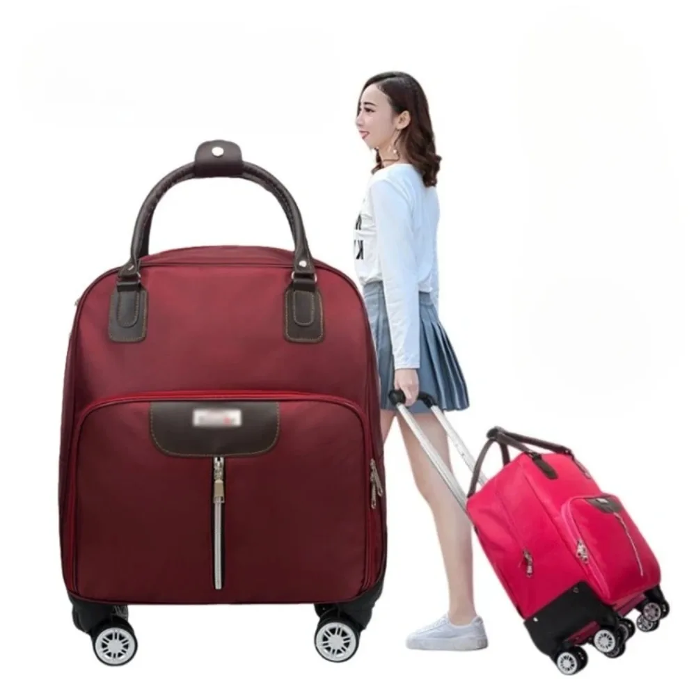 

Underseat Carry On Luggage with Wheels Weekender Overnight Business Travel Luggage Rolling Wheels Suitcase Handbag for Trip