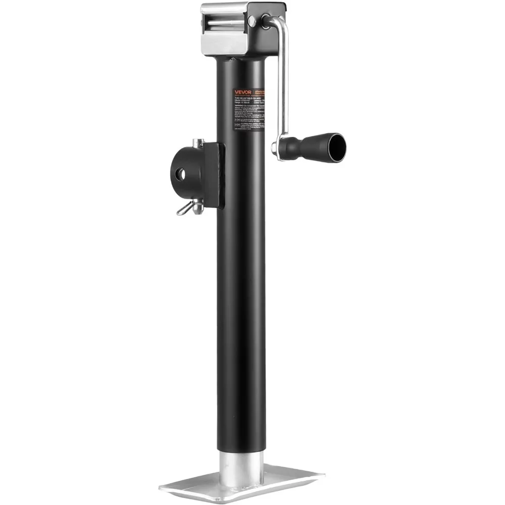 Cric de remorque pivotant à souder de 5000 lb, levage de 14 po pour camping-car et remorques utilitaires – Heavy Duty & réglable