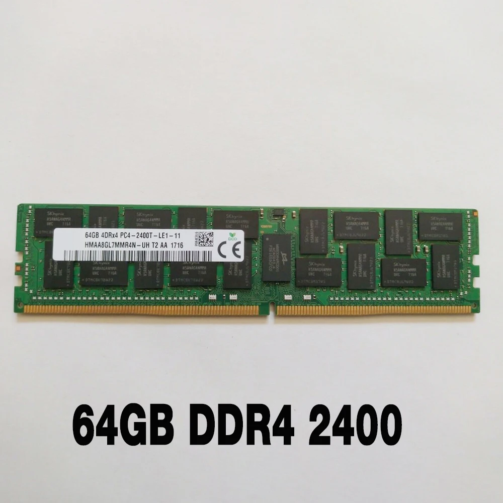 

1PCS RAM 64G 4DRX4 PC4-2400T-L REG LRDIMM For SK Hynix Server Memory HMAA8GL7MMR4N-UH 64GB DDR4 2400