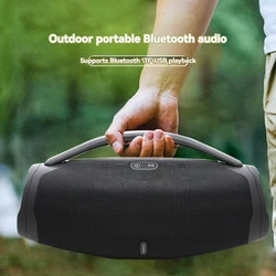 High Power 100W Portable Bluetooth Speaker Powerful Waterproof Speaker Wireless Bass Speaker MP3 Player FM Radio Sound System