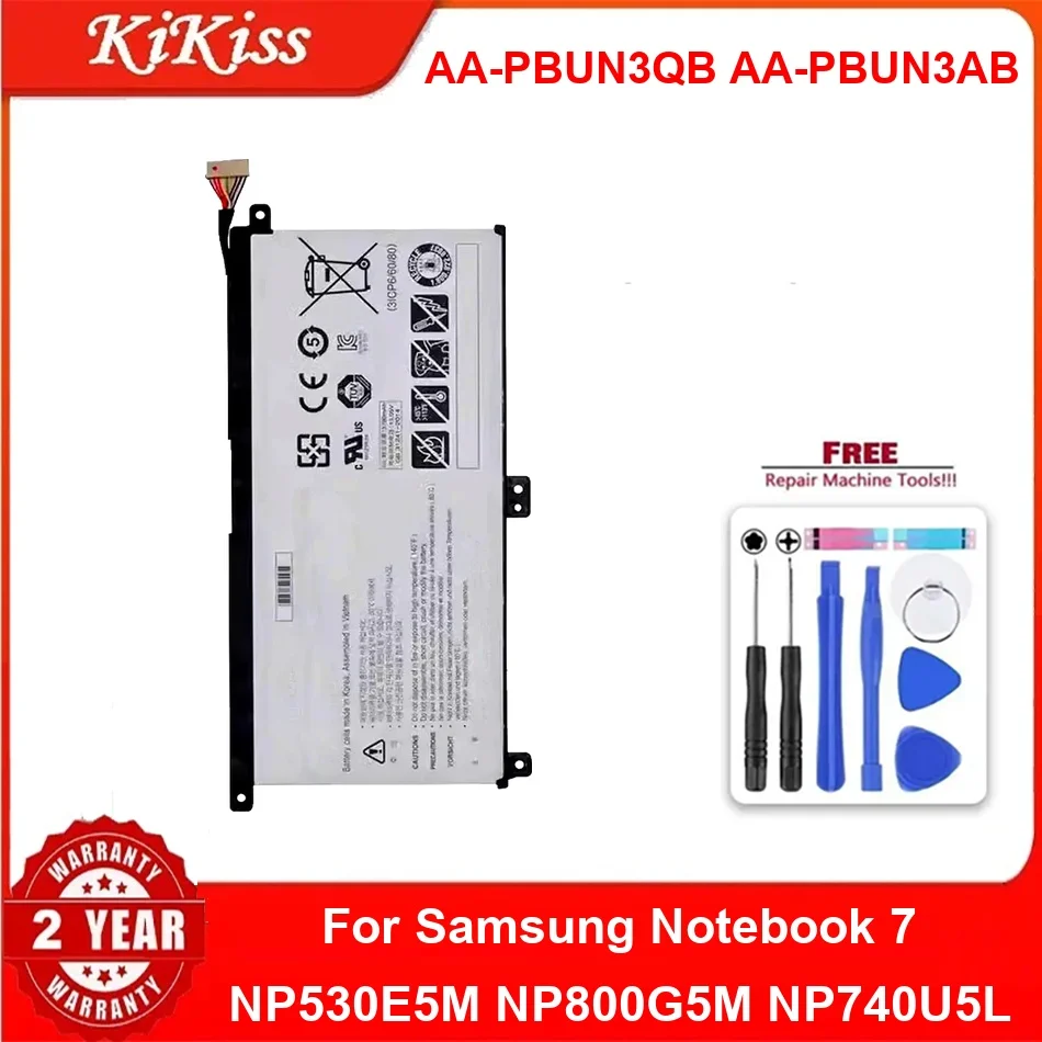 

Aa-PBUN3QB Aa-PBUN3AB 3950Mah Laptop Battery For Samsung Notebook 7 NP530E5M NP800G5M NP740U5L Replacement Durable
