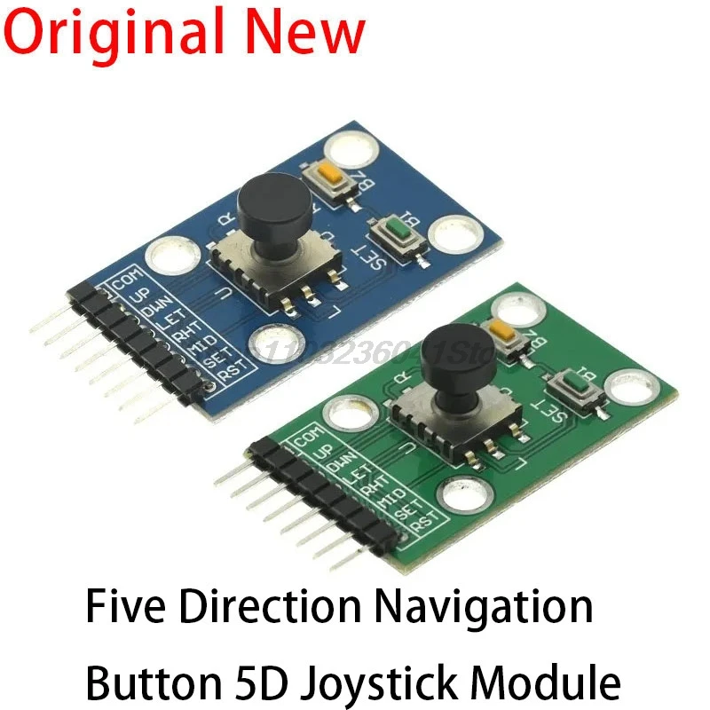 5PCS Five Direction Navigation Button Module MCU AVR Game 5D Rocker Joystick Independent Keyboard for Arduino Joystick Module