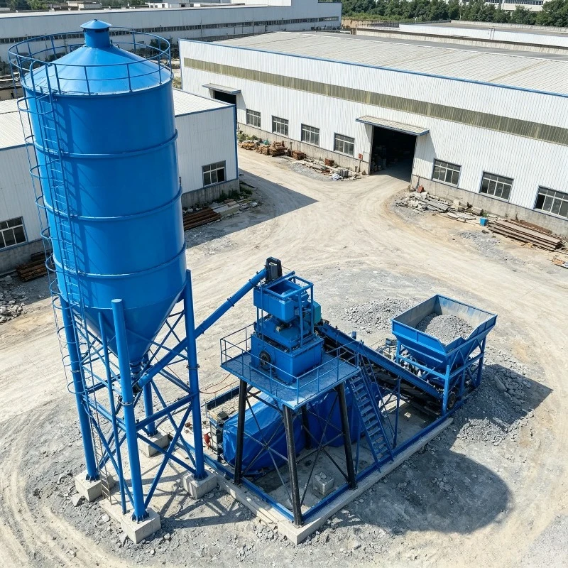 

FOB Price Concrete Mixing Plant Complete Standard Hardware Configuration Stable Belt Conveyor For Smooth Raw Material Transport