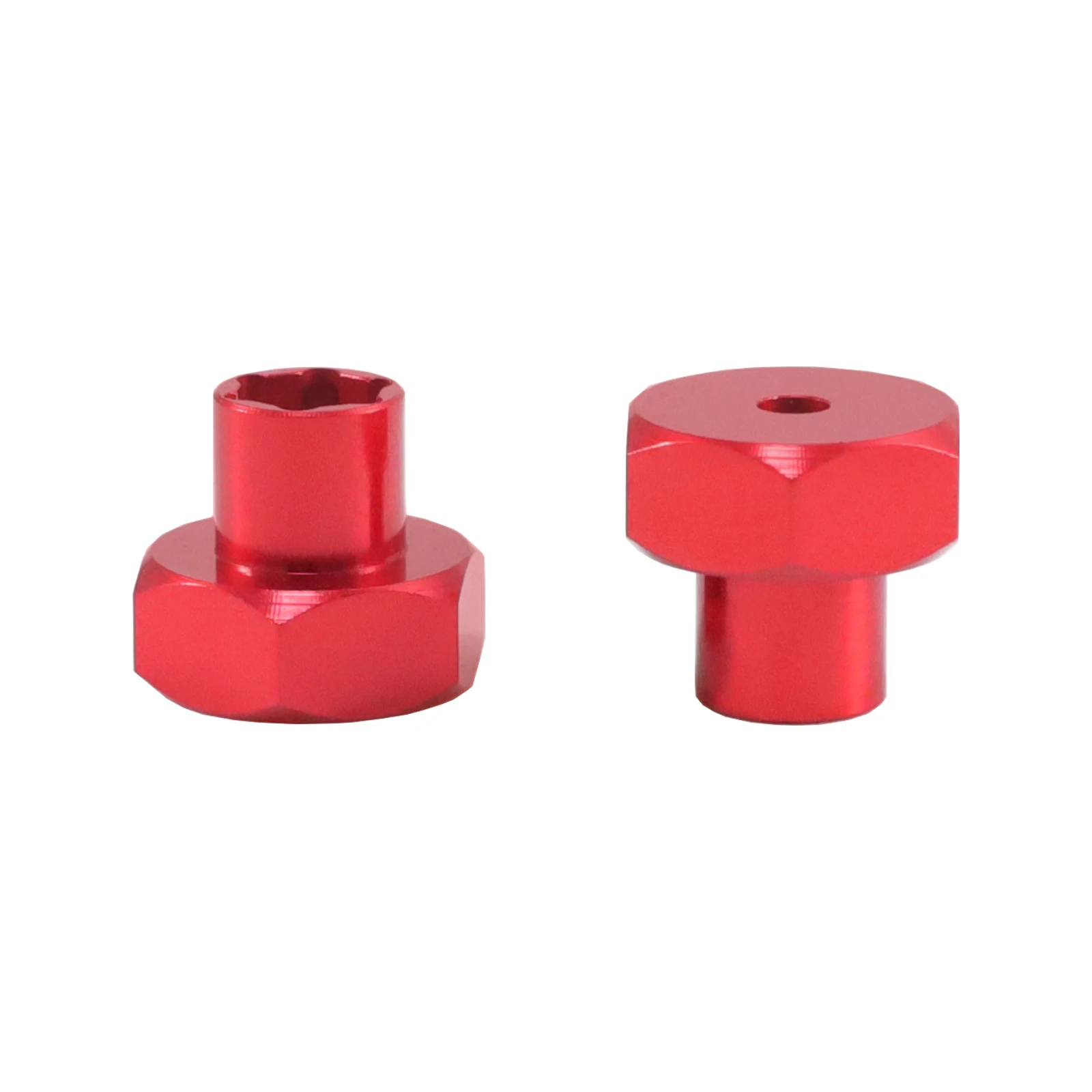 Aluminum Alloy 5mm to 12mm Hex Wheel Hub Adapter Conversion for WPL D12 D14 1/10 MN model D90 MN82 MN99s MN78  Wheels on WPL view 3